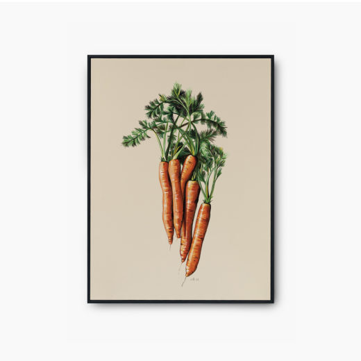 Jedlo print mrkva